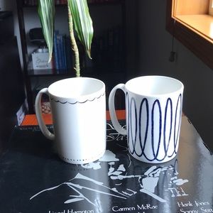 Bundle of 2 Kate Spade New York by Lenox mugs, 10 oz. unused